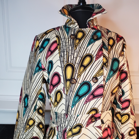 AFRICAN PRINT COAT - Picture 2 of 10